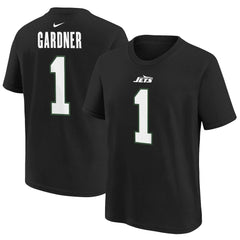 Ahmad Sauce Gardner New York Jets Youth Player Name & Number T-Shirt Black - Nike