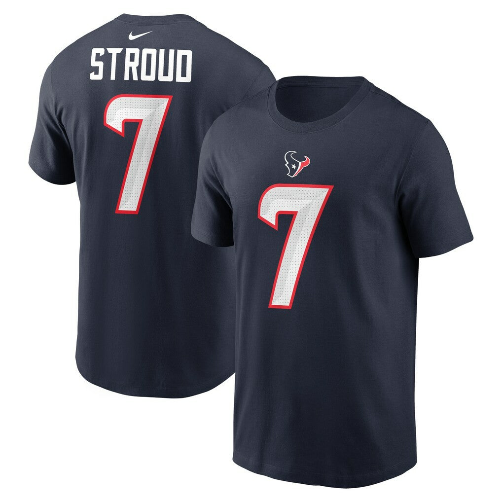 C.J. Stroud Houston Texans Youth Player Name & Number T-Shirt Navy - Nike