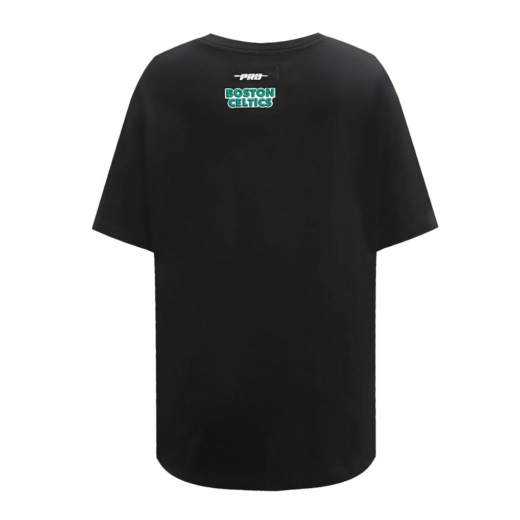 NBA - Boston Celtics Pro Standard Women's Script Boyfriend T-Shirt - Black