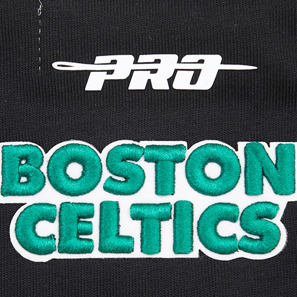 NBA - Boston Celtics Pro Standard Women's Script Boyfriend T-Shirt - Black