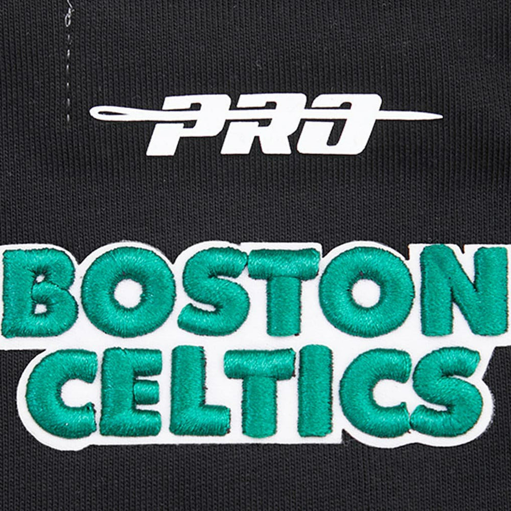 NBA - Boston Celtics Pro Standard Women's Script Boyfriend T-Shirt - Black