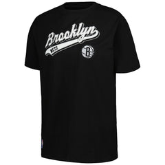 NBA - Brooklyn Nets Pro Standard Women's Script Boyfriend T-Shirt - Black
