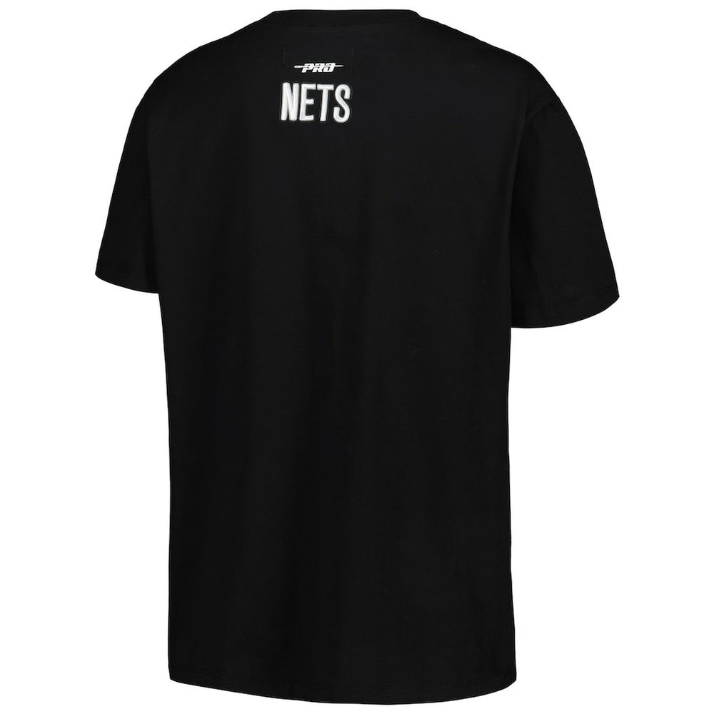 NBA - Brooklyn Nets Pro Standard Women's Script Boyfriend T-Shirt - Black