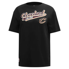 NBA - Cleveland Cavaliers Pro Standard Women's Script Boyfriend T-Shirt - Black