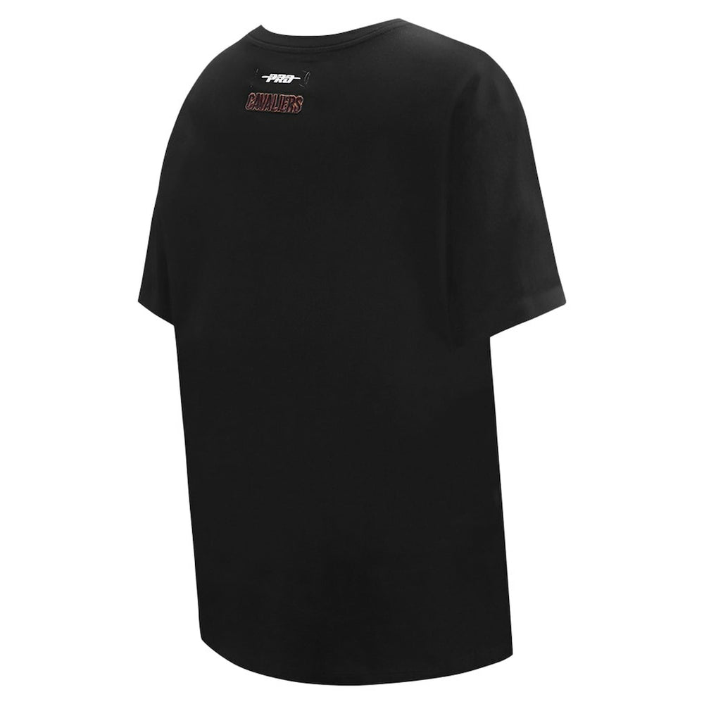 NBA - Cleveland Cavaliers Pro Standard Women's Script Boyfriend T-Shirt - Black