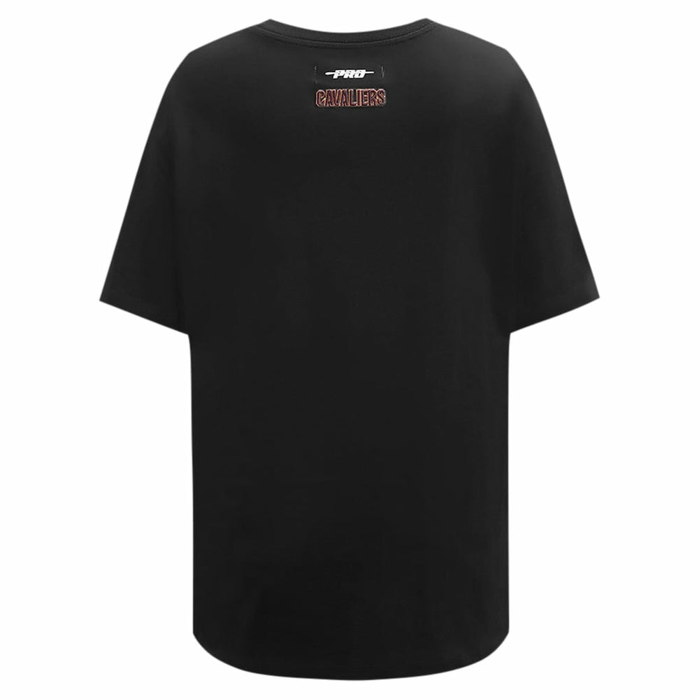 NBA - Cleveland Cavaliers Pro Standard Women's Script Boyfriend T-Shirt - Black
