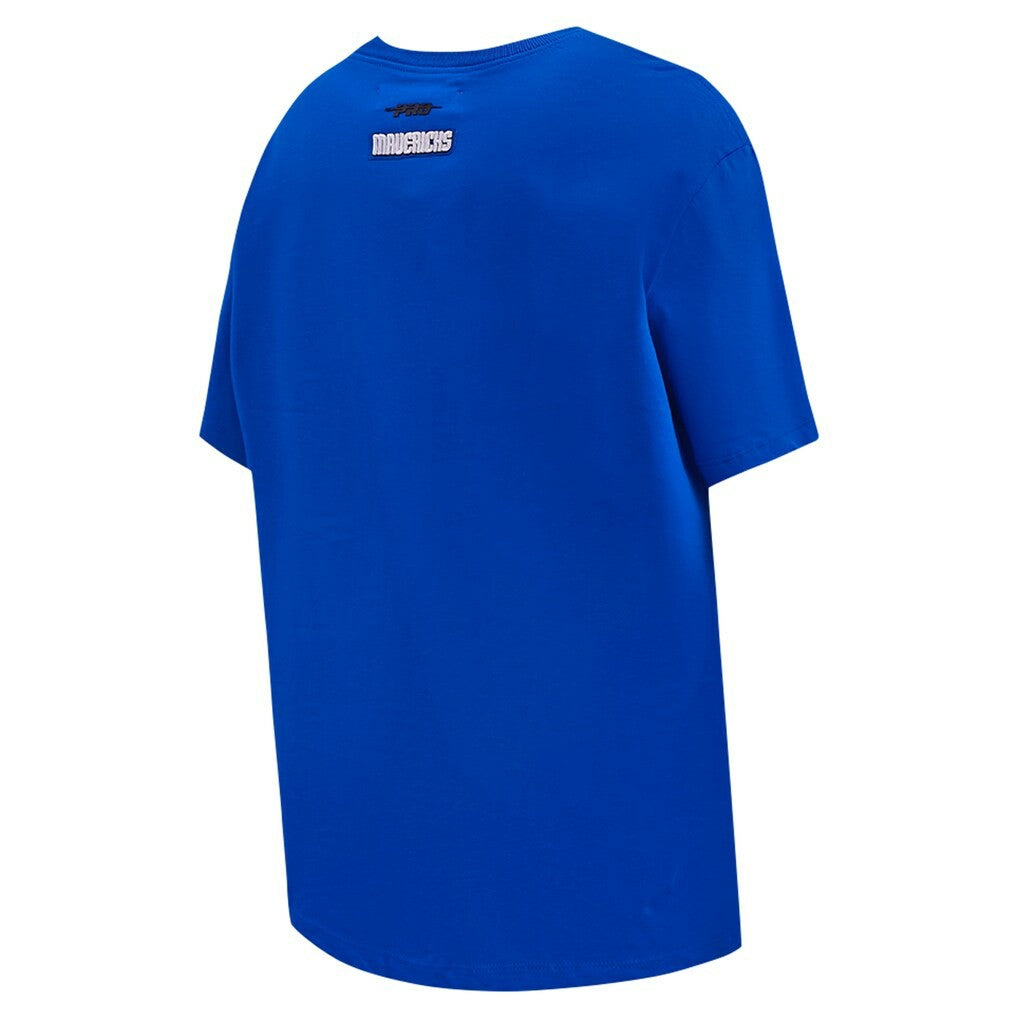 NBA - Dallas Mavericks Pro Standard Women's Script Boyfriend T-Shirt - Royal