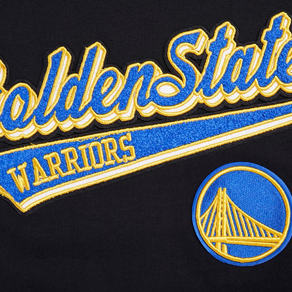NBA - Golden State Warriors Pro Standard Women's Script Boyfriend T-Shirt - Black