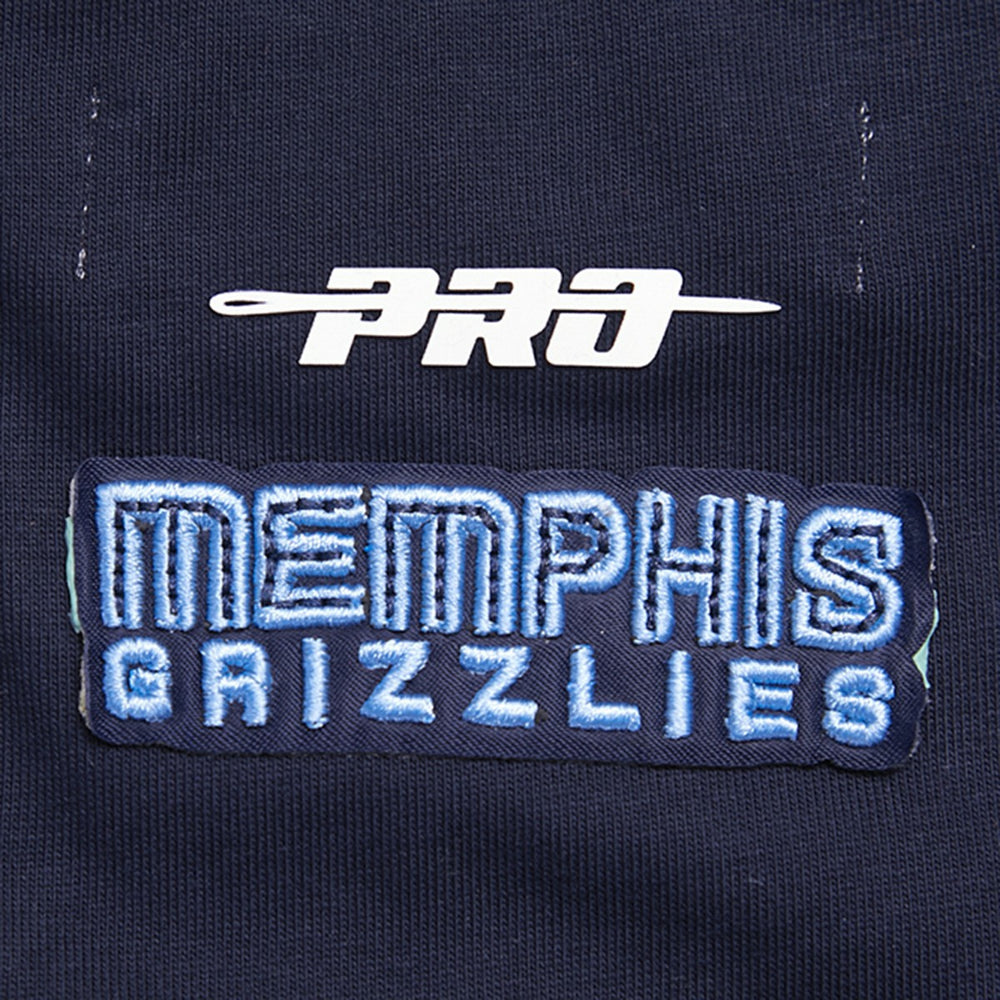 NBA - Memphis Grizzlies Pro Standard Women's Script Boyfriend T-Shirt - Navy