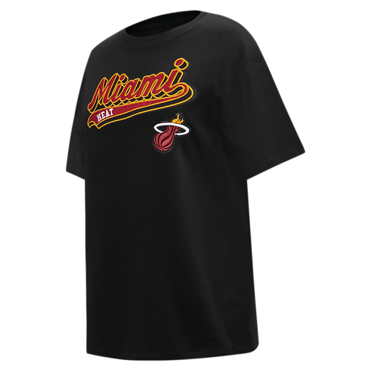 NBA - Miami Heat Pro Standard Women's Script Boyfriend T-Shirt - Black