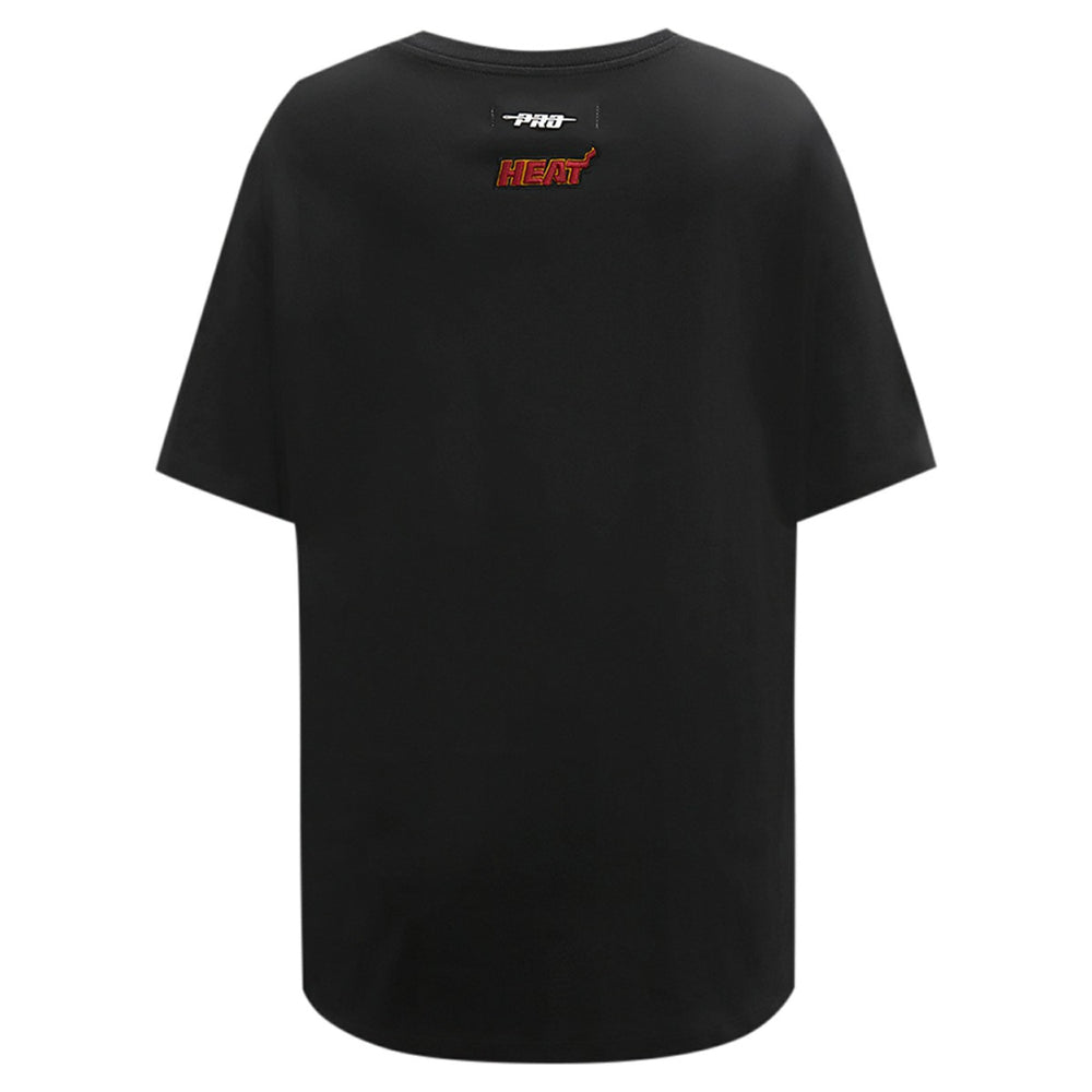NBA - Miami Heat Pro Standard Women's Script Boyfriend T-Shirt - Black