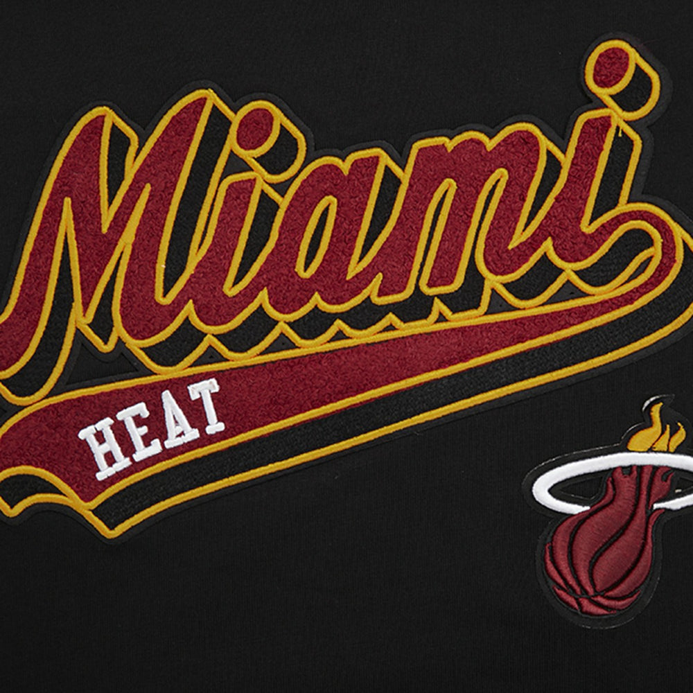 NBA - Miami Heat Pro Standard Women's Script Boyfriend T-Shirt - Black