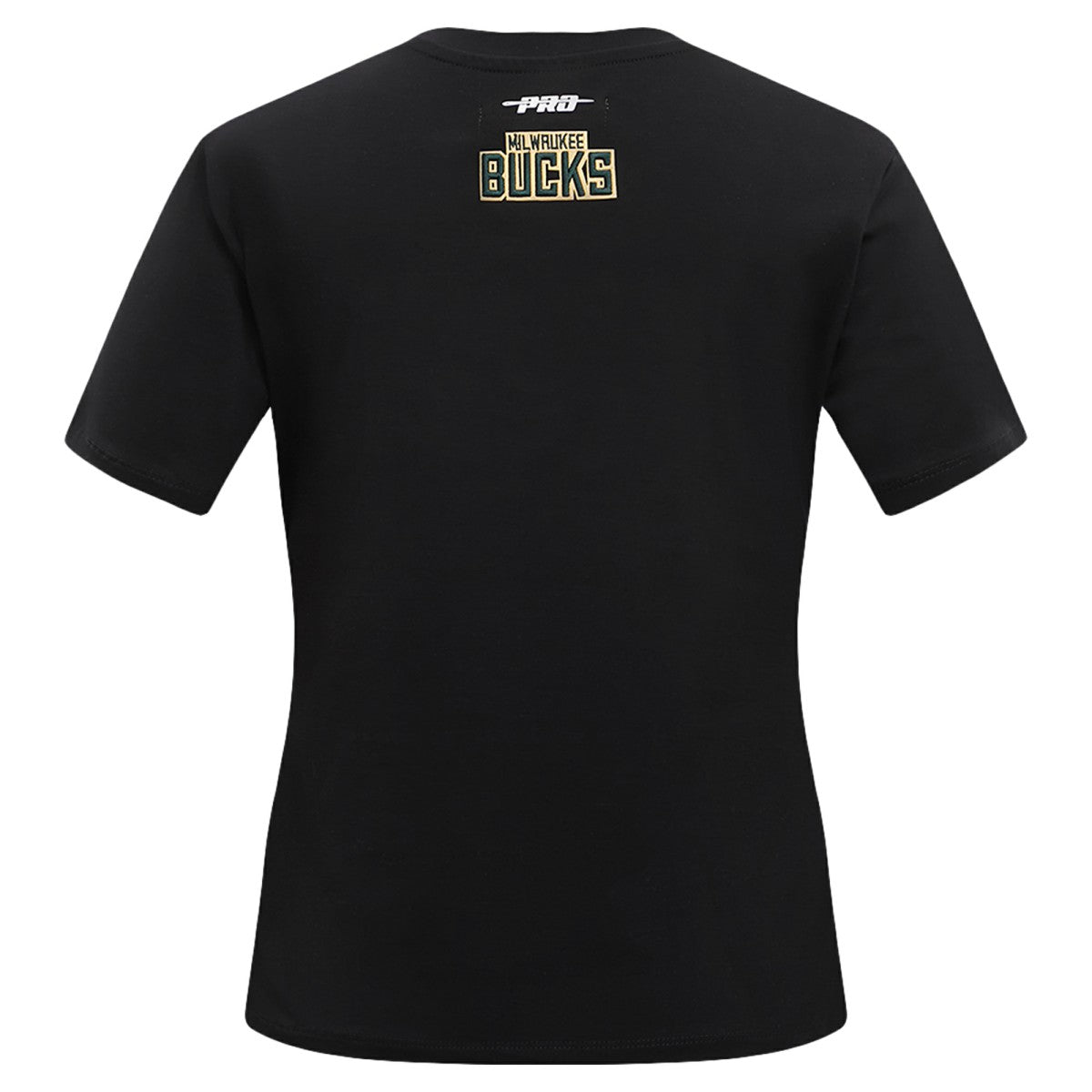 NBA - Milwaukee Bucks Pro Standard Women's Script Boyfriend T-Shirt - Black