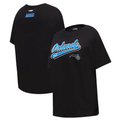 NBA - Orlando Magic Pro Standard Women's Script Boyfriend T-Shirt - Black