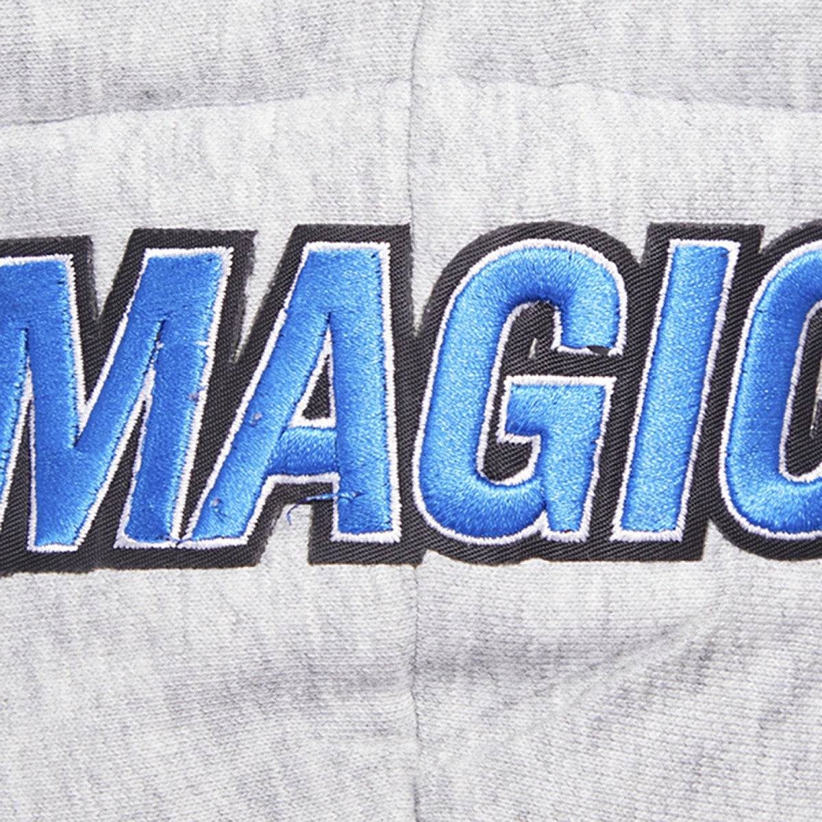 NBA - Orlando Magic Pro Standard Women's Script Tail Cropped Pullover Hoodie - Heather Gray
