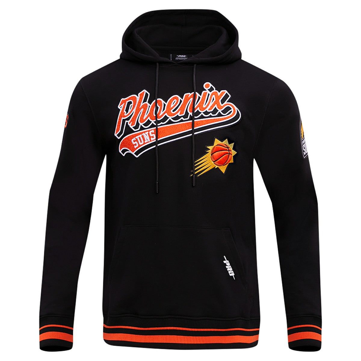 NBA - Phoenix Suns Pro Standard Script Tail Pullover Hoodie - Black