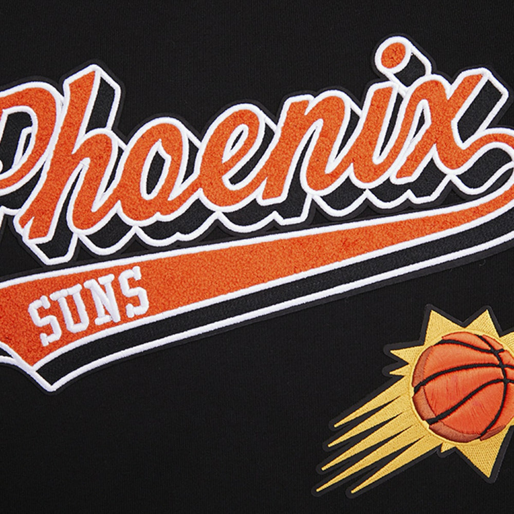 NBA - Phoenix Suns Pro Standard Script Tail Pullover Hoodie - Black