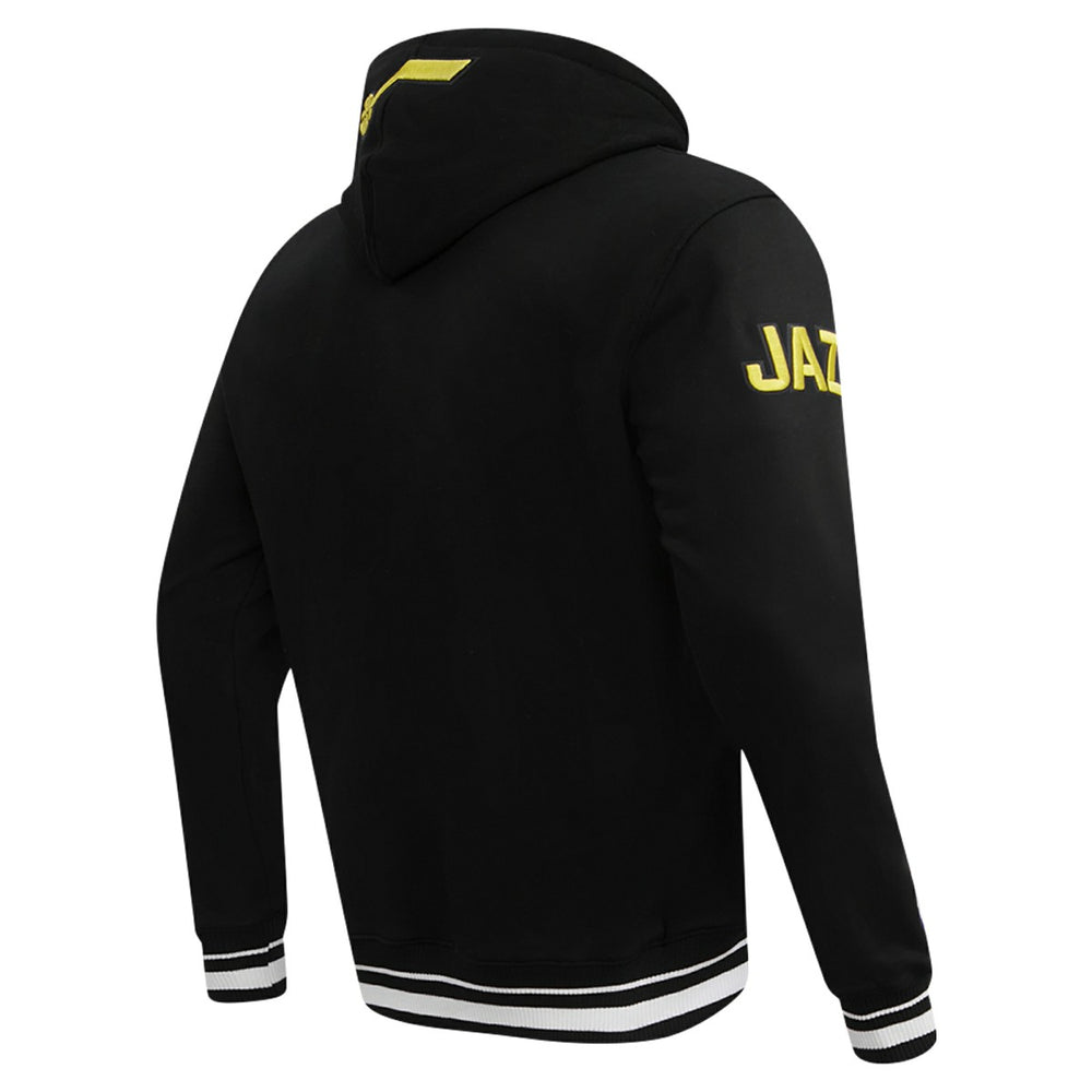 NBA - Utah Jazz Pro Standard Script Tail Pullover Hoodie - Black