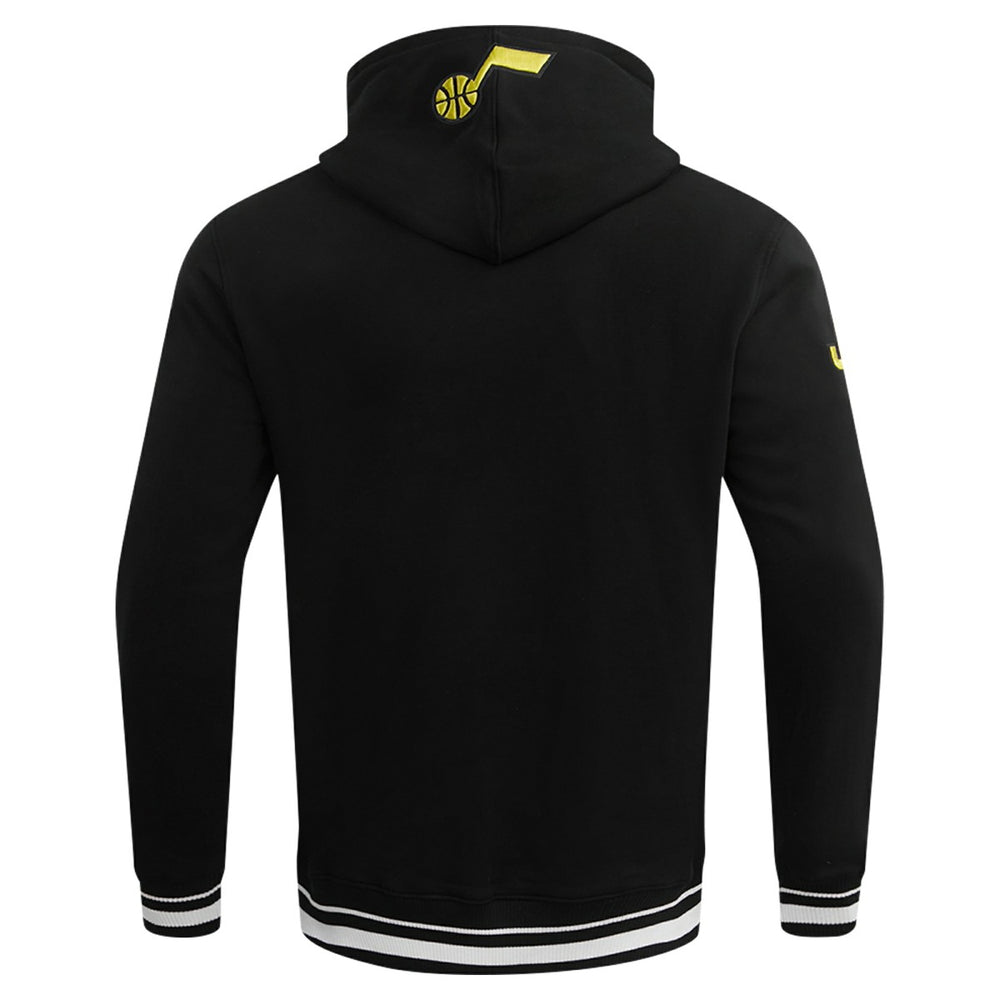 NBA - Utah Jazz Pro Standard Script Tail Pullover Hoodie - Black