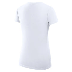 NBA - Cleveland Cavaliers G-III 4Her by Carl Banks Women's Super-Slim Fit Lightweight Filigree Logo V-Neck T-Shirt - White