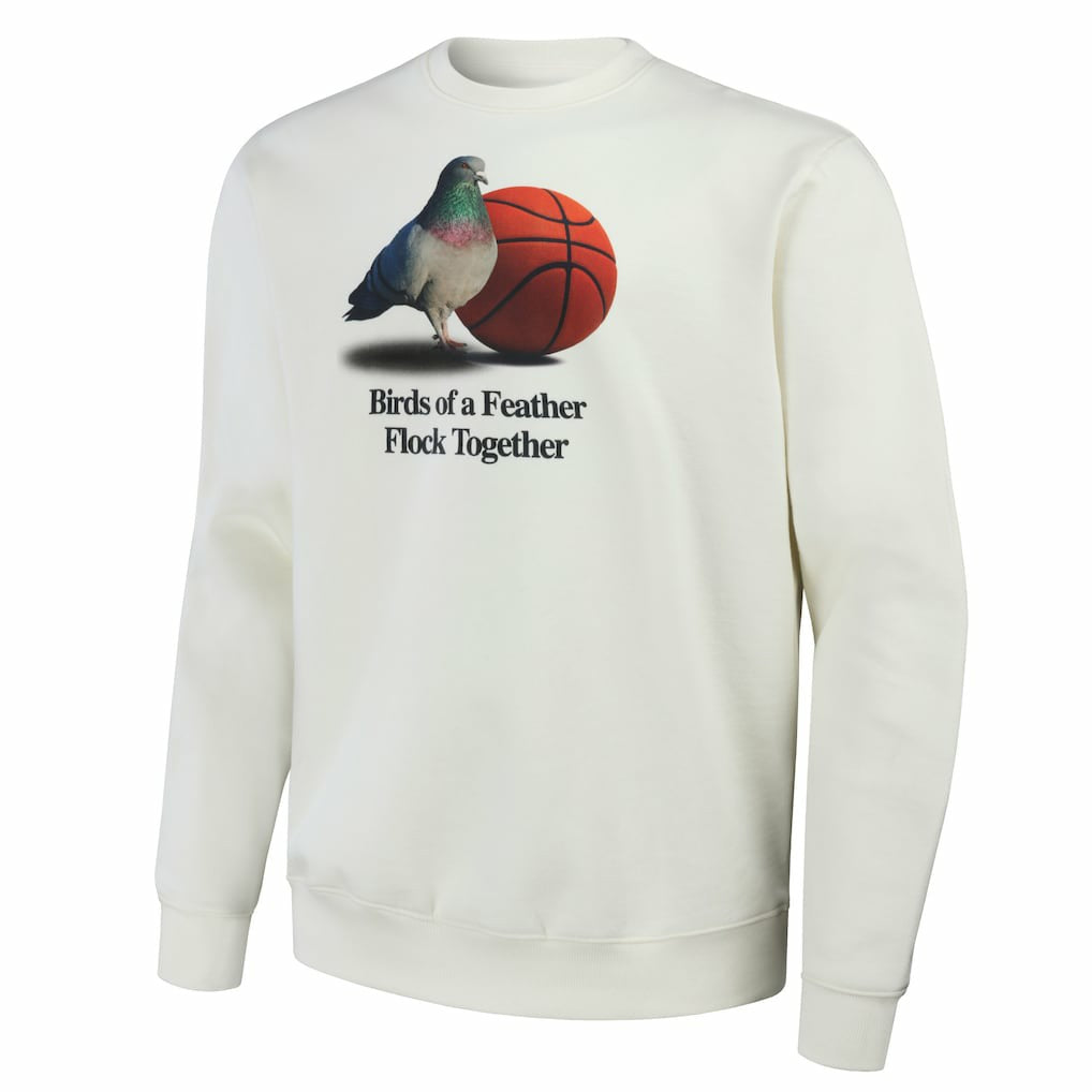 NBA - NBA x Staple All Teams Birds of a Feather Crew Sweatshirt - Cream