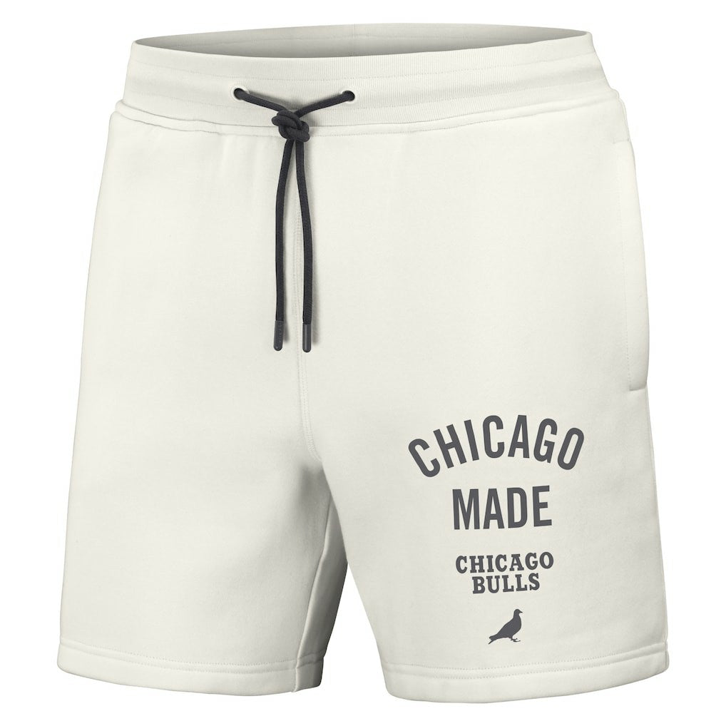 NBA - Chicago Bulls NBA x Staple Heavyweight Fleece Shorts - Cream