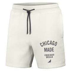NBA - Chicago Bulls NBA x Staple Heavyweight Fleece Shorts - Cream
