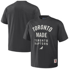 NBA - Toronto Raptors NBA x Staple Heavyweight Oversized T-Shirt - Anthracite