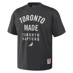 NBA - Toronto Raptors NBA x Staple Heavyweight Oversized T-Shirt - Anthracite