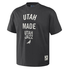 NBA - Utah Jazz NBA x Staple Heavyweight Oversized T-Shirt - Anthracite