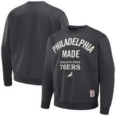 NBA - Philadelphia 76ers NBA x Staple Plush Pullover Sweatshirt - Anthracite