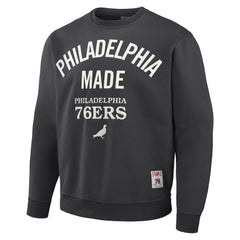 NBA - Philadelphia 76ers NBA x Staple Plush Pullover Sweatshirt - Anthracite