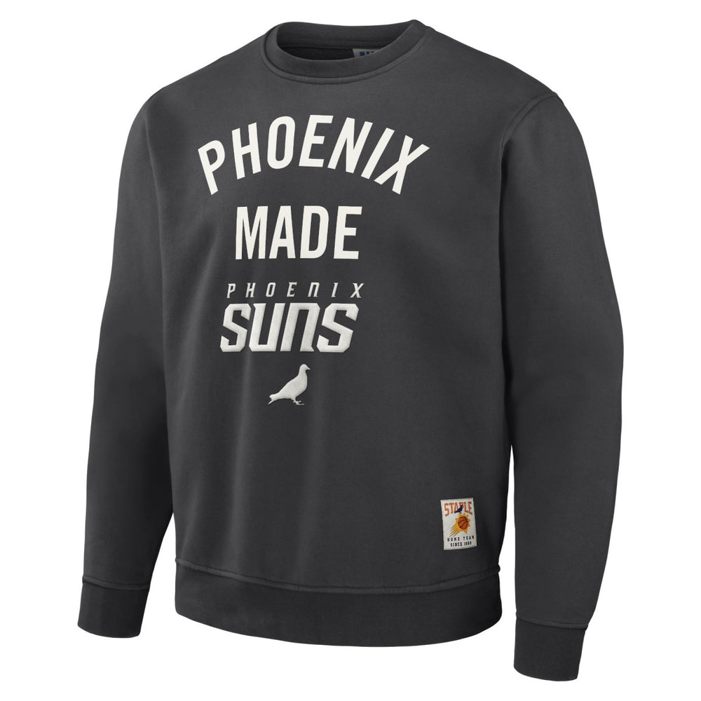 NBA - Phoenix Suns NBA x Staple Plush Pullover Sweatshirt - Anthracite