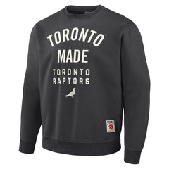 NBA - Toronto Raptors NBA x Staple Plush Pullover Sweatshirt - Anthracite