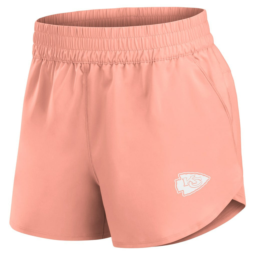 Kansas City Chiefs Women's Front Office Woven Shorts Coral - Fanatics