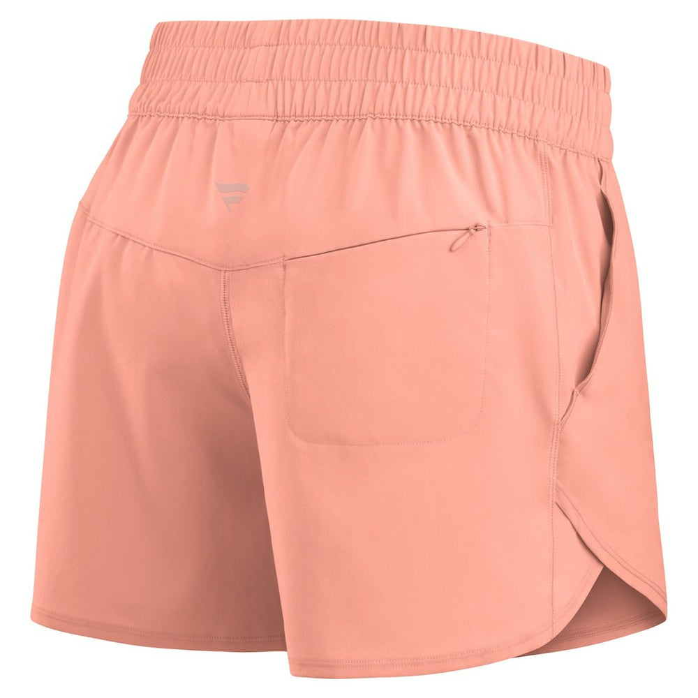 Kansas City Chiefs Women's Front Office Woven Shorts Coral - Fanatics