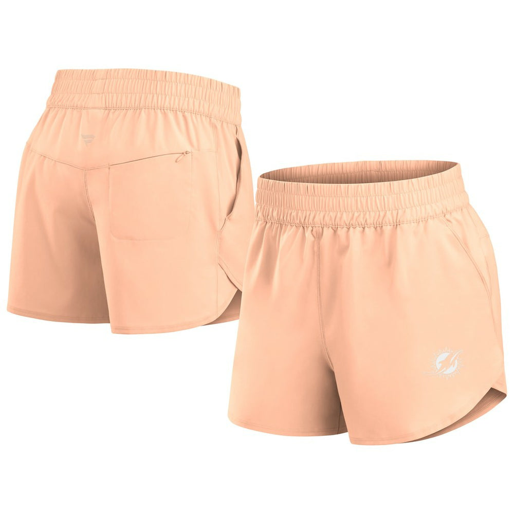 Miami Dolphins Women's Front Office Woven Shorts Orange - Fanatics