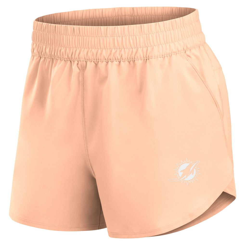 Miami Dolphins Women's Front Office Woven Shorts Orange - Fanatics