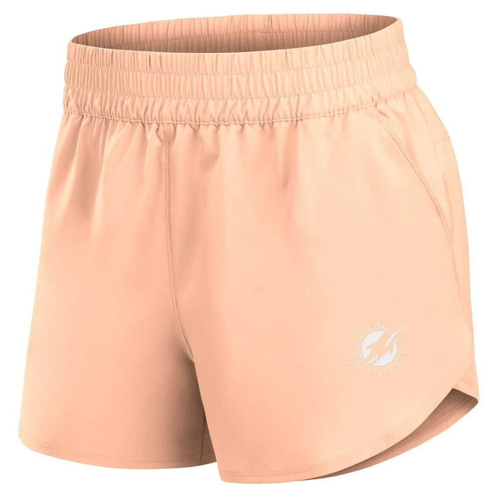 Miami Dolphins Women's Front Office Woven Shorts Orange - Fanatics