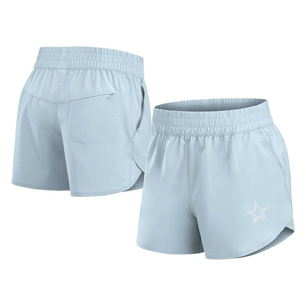 Dallas Cowboys Women's Front Office Woven Shorts Gray - Fanatics