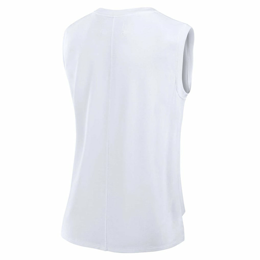 Dallas Cowboys Women's Studio Gym Tank Top White - Fanatics