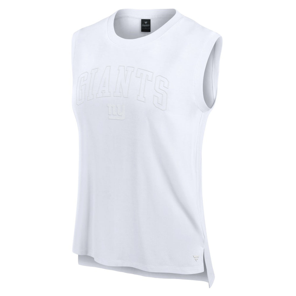 New York Giants Women's Studio Gym Tank Top White - Fanatics