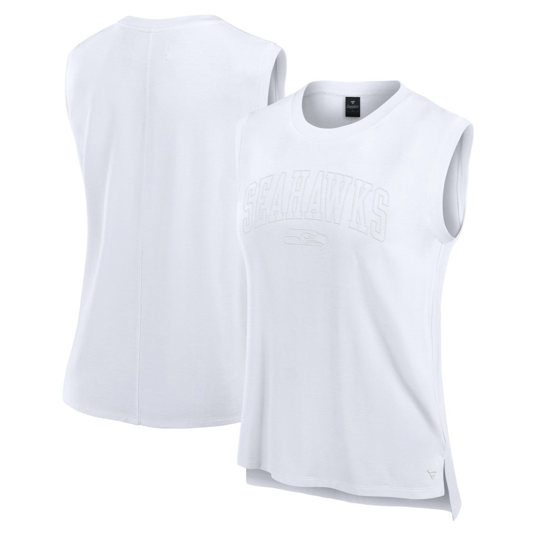 Seattle Seahawks Women's Studio Gym Tank Top White - Fanatics