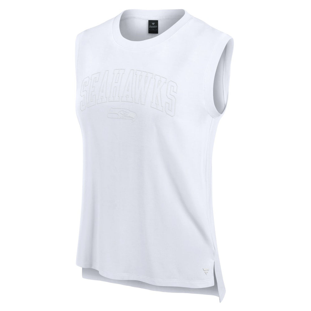 Seattle Seahawks Women's Studio Gym Tank Top White - Fanatics