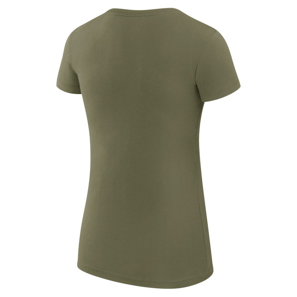 NBA - Boston Celtics G-III 4Her by Carl Banks Women's Super-Slim Fit Lightweight Filigree Logo T-Shirt - Olive