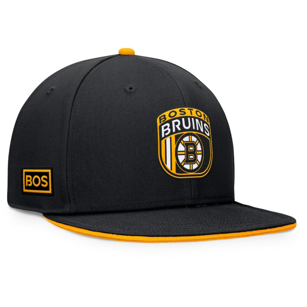 Boston Bruins Fanatics 2024 NHL Draft Snapback Hat Black