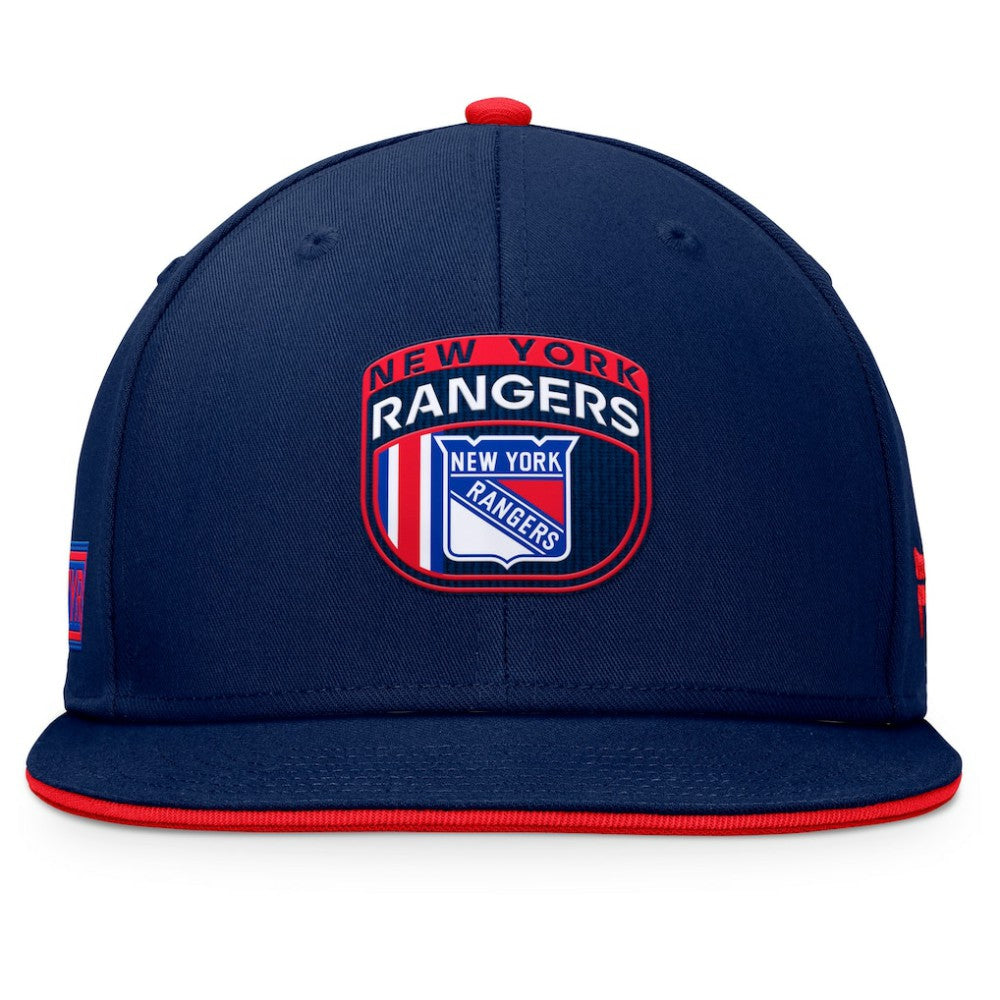 New York Rangers Fanatics 2024 NHL Draft Snapback Hat Navy