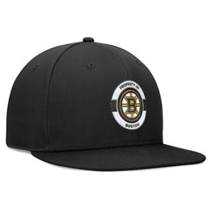 Boston Bruins Fanatics Authentic Pro Training Camp Snapback Hat Black