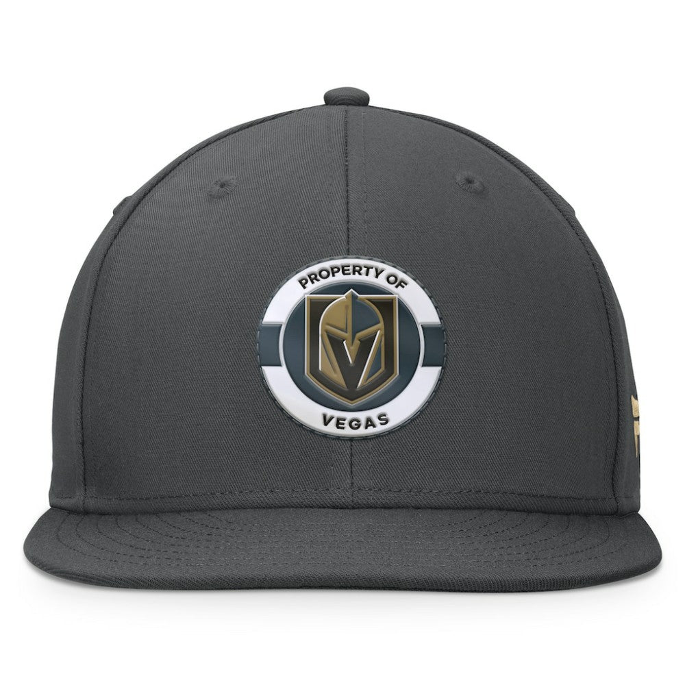 Vegas Golden Knights Fanatics Authentic Pro Training Camp Snapback Hat Charcoal