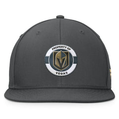 Vegas Golden Knights Fanatics Authentic Pro Training Camp Snapback Hat Charcoal